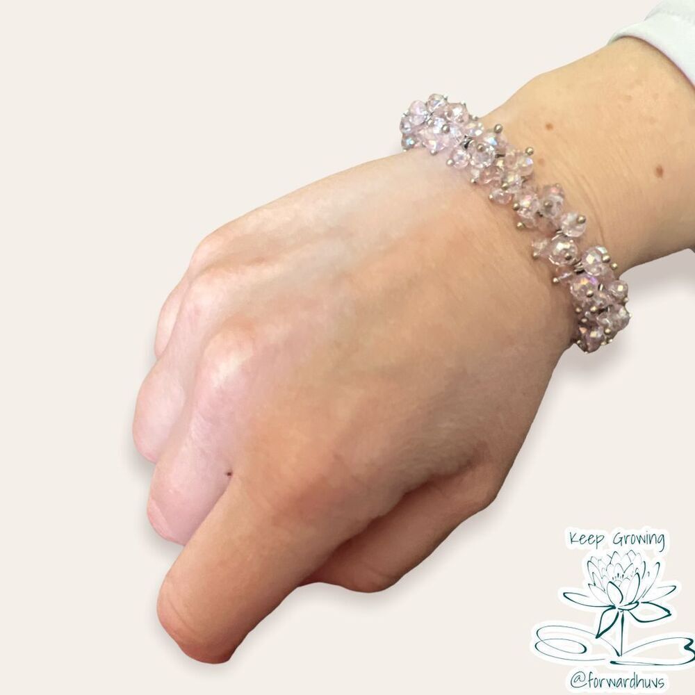 Pink Bead Stretch Bracelet